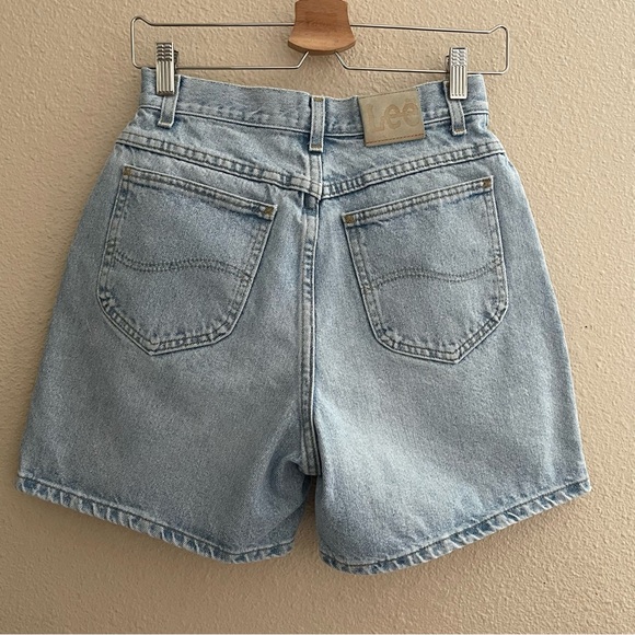 Lee Pants - Vintage Lee‎ High-Waisted Denim Shorts USA 90s Mom Fit